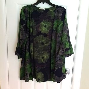 Kimono style open top